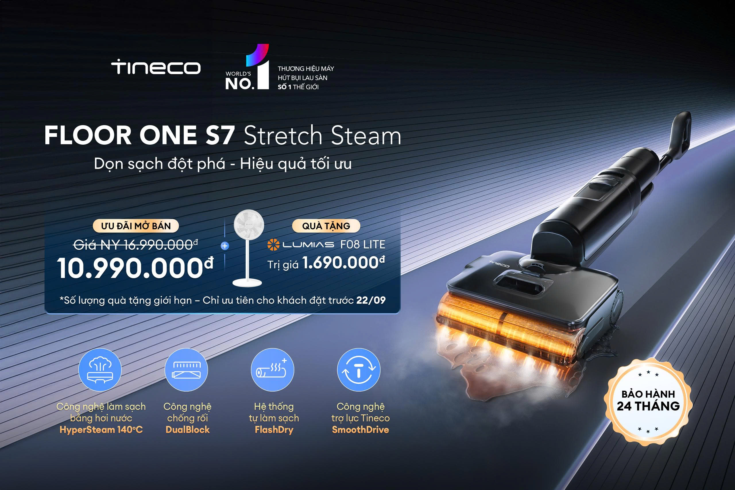 Đón chào tân binh mới TINECO FLOOR ONE S7 STRETCH STEAM 1 z6988723482035 1853ea6064ce2de31d2dd1e7eb521f12
