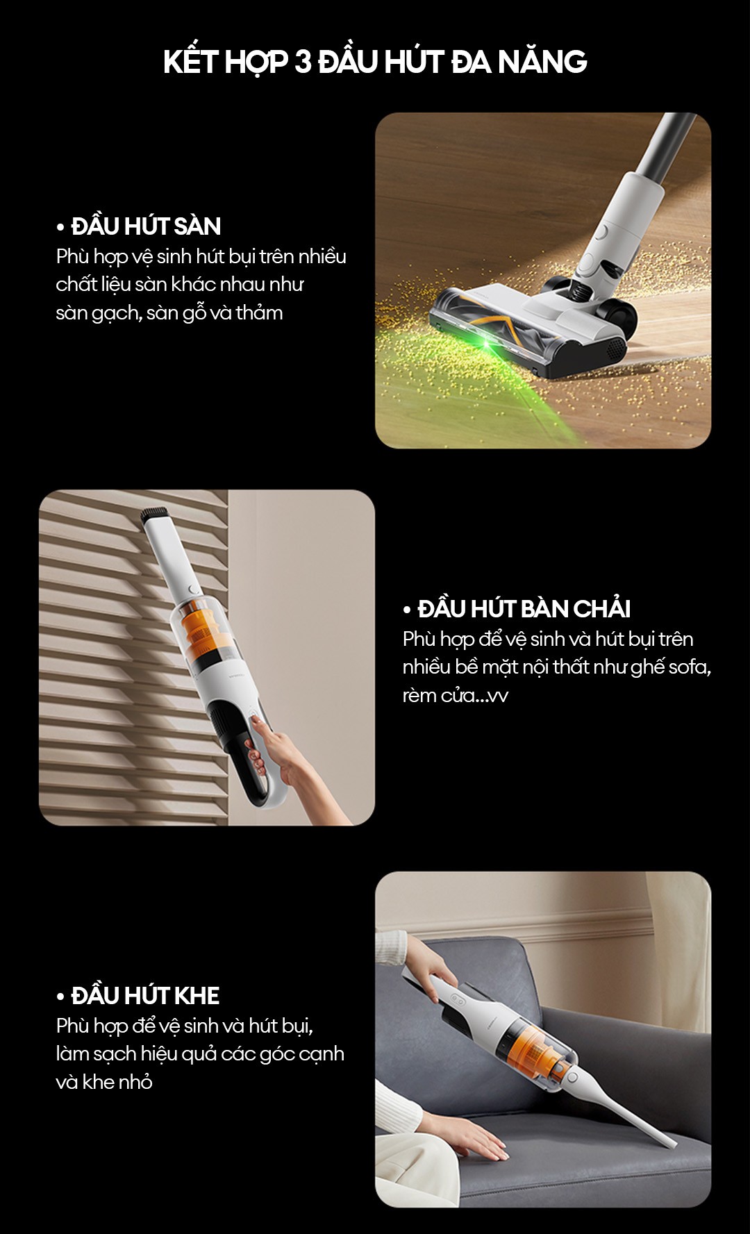 Máy hút bụi cầm tay không dây Deerma T10W 28 14