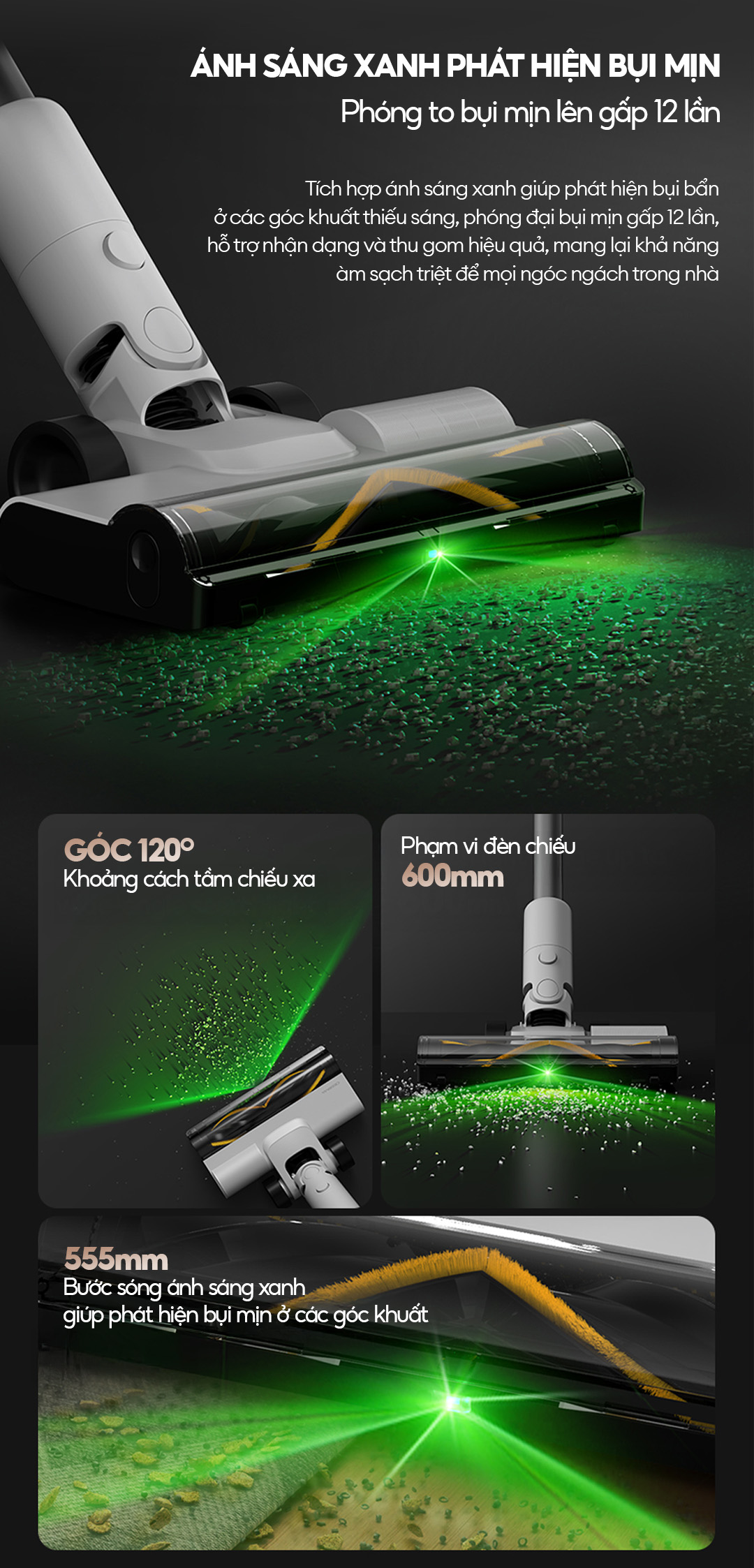 Máy hút bụi cầm tay không dây Deerma T10W 23 8