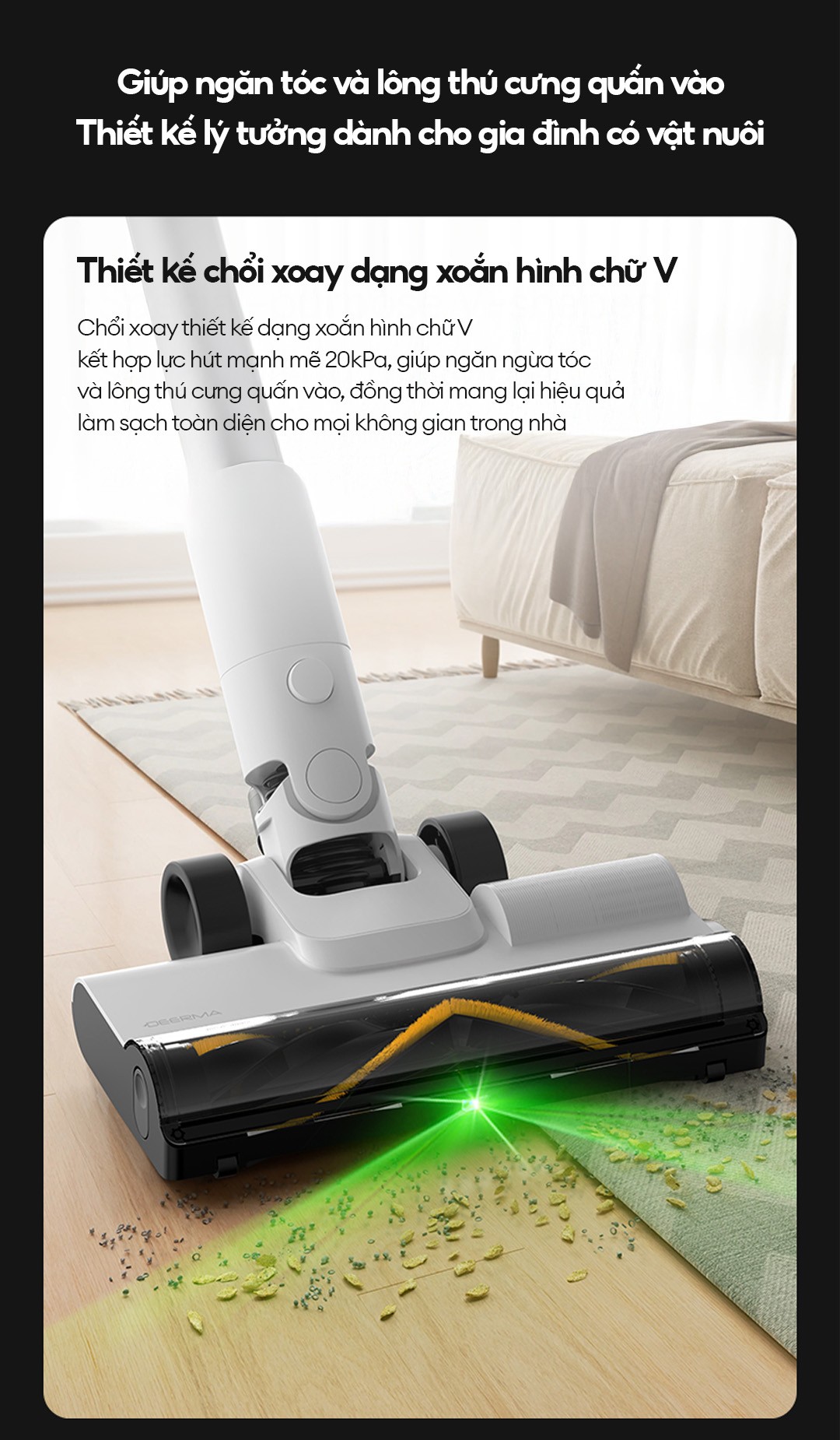 Máy hút bụi cầm tay không dây Deerma T10W 24 9