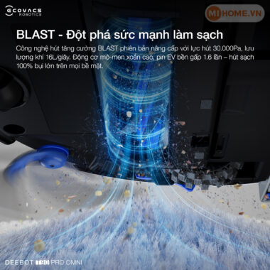 Robot hút bụi lau nhà Ecovacs DEEBOT T90 PRO OMNI