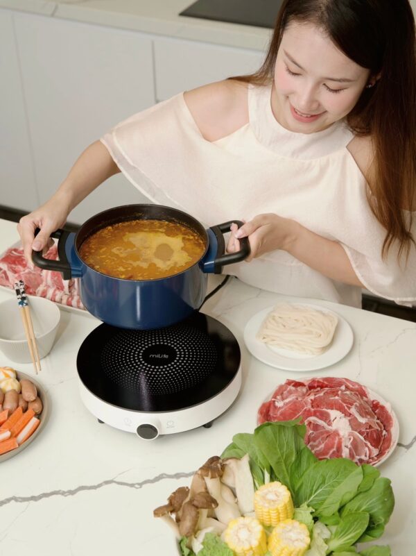 Bếp từ đơn miLife N2 tròn 9 mức nhiệt