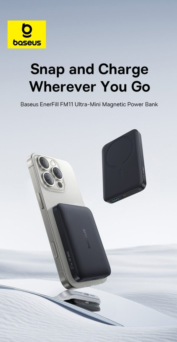 Sạc dự phòng không dây Baseus EnerFill FM11 10000mAh 22.5W