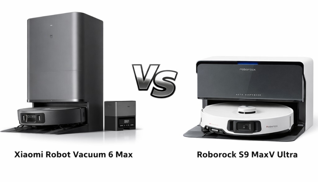Xiaomi Robot Vacuum 6 Max vs Roborock S9 MaxV Ultra: lực hút 35.000Pa đấu với tự động hóa hoàn toàn- Ảnh 1.