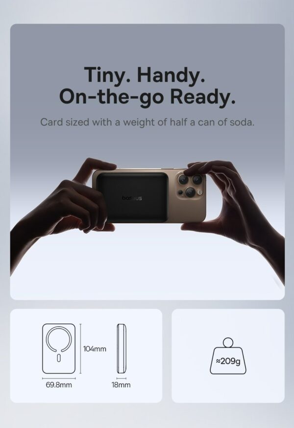 Sạc dự phòng không dây Baseus EnerFill FM11 10000mAh 22.5W