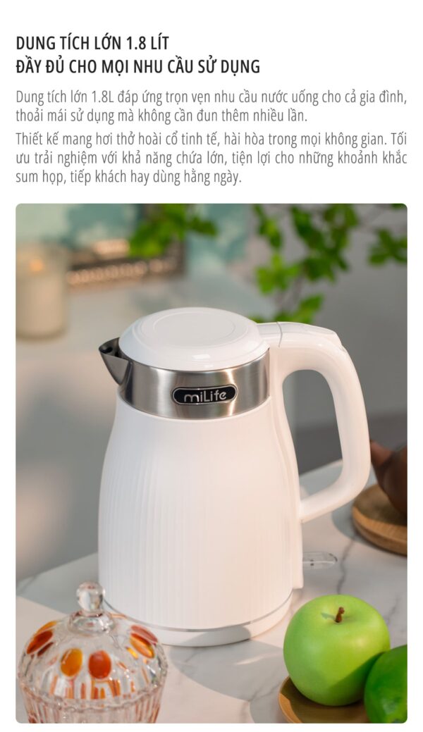 Ấm siêu tốc miLife N5