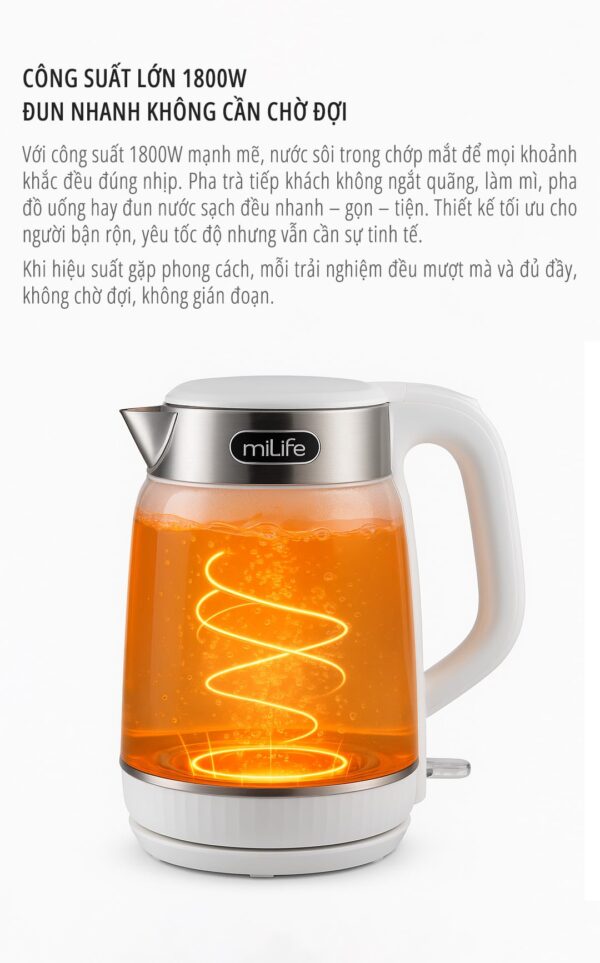 Ấm siêu tốc miLife N5