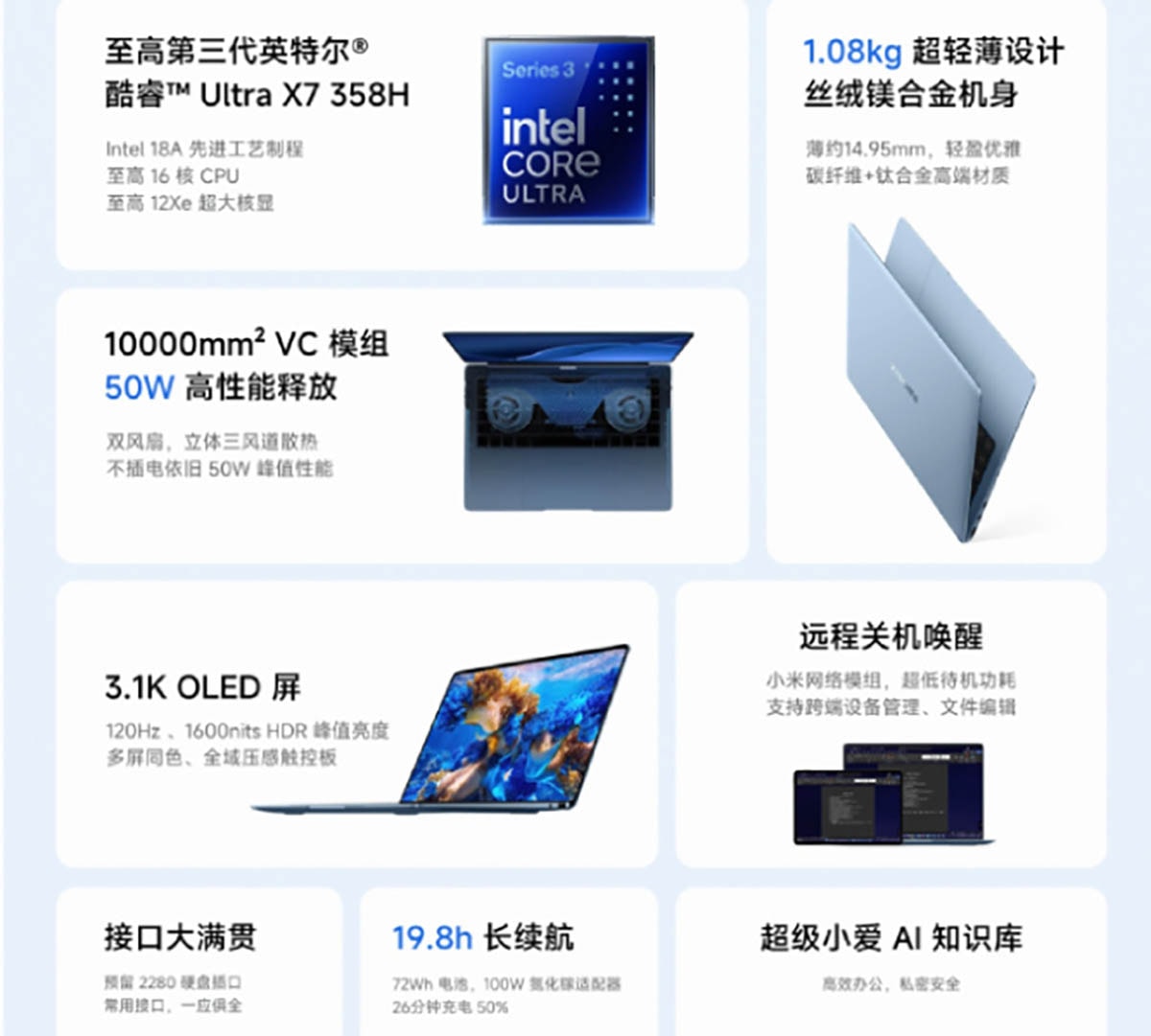 Tổng hợp các tính năng nổi bật trên laptop Xiaomi Book Pro 14