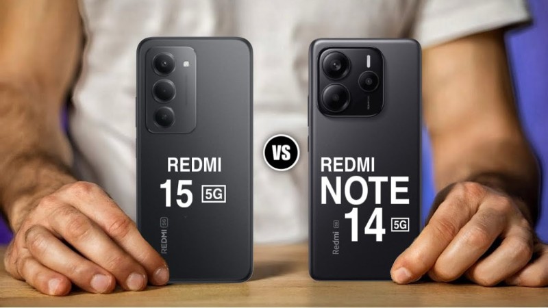 so sanh xiaomi redmi 15 vs redmi note 14 1