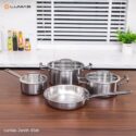 Bộ nồi chảo inox 4 món cao cấp Lumias Zenith 4Set 15 bo noi chao inox 4 mon cao cap lumias zenith 4set 1