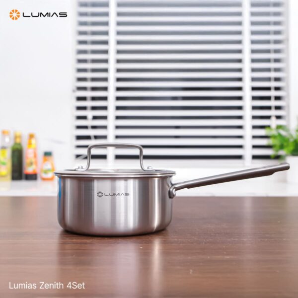 Bộ nồi chảo inox 4 món cao cấp Lumias Zenith 4Set 5 Bộ nồi chảo inox 4 món cao cấp Lumias Zenith 4Set