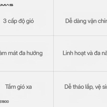 Quạt mini Lumias S1800