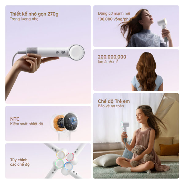 Máy sấy tóc Dreame Hair Mini