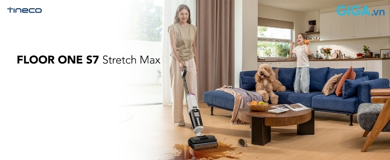 Tineco Floor One S7 Stretch Max - Hút lau sàn khô ướt hiệu quả
