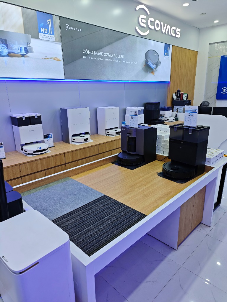 Bàn thử nghiệm mô phỏng các chất liệu sàn thực tế cho robot hút bụi tại Xiaomi Hải Phòng