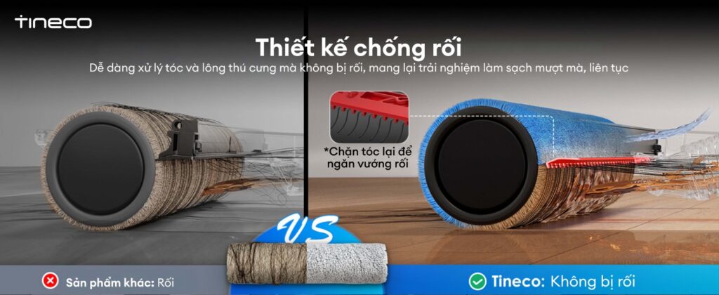 Máy hút bụi lau sàn khô ướt Tineco Floor One i6 Prime 7 Tineco Floor One i6 Prime - DualBlock chống rối