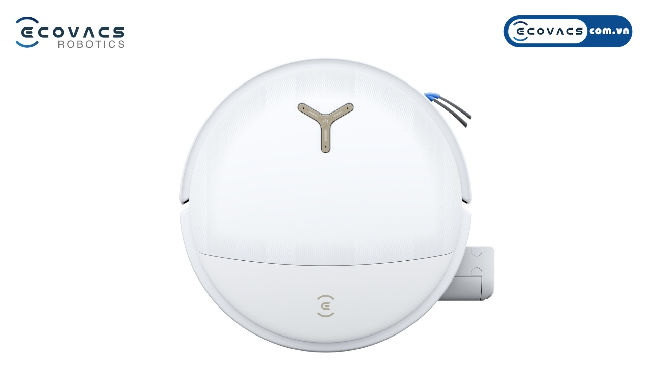 Robot hút bụi lau nhà Ecovacs Deebot T90 Prime Omni 37 Ecovacs Deebot T90 Prime Omni - Mặt trên thiết kế phẳng cùng camera AI quan sát từ xa