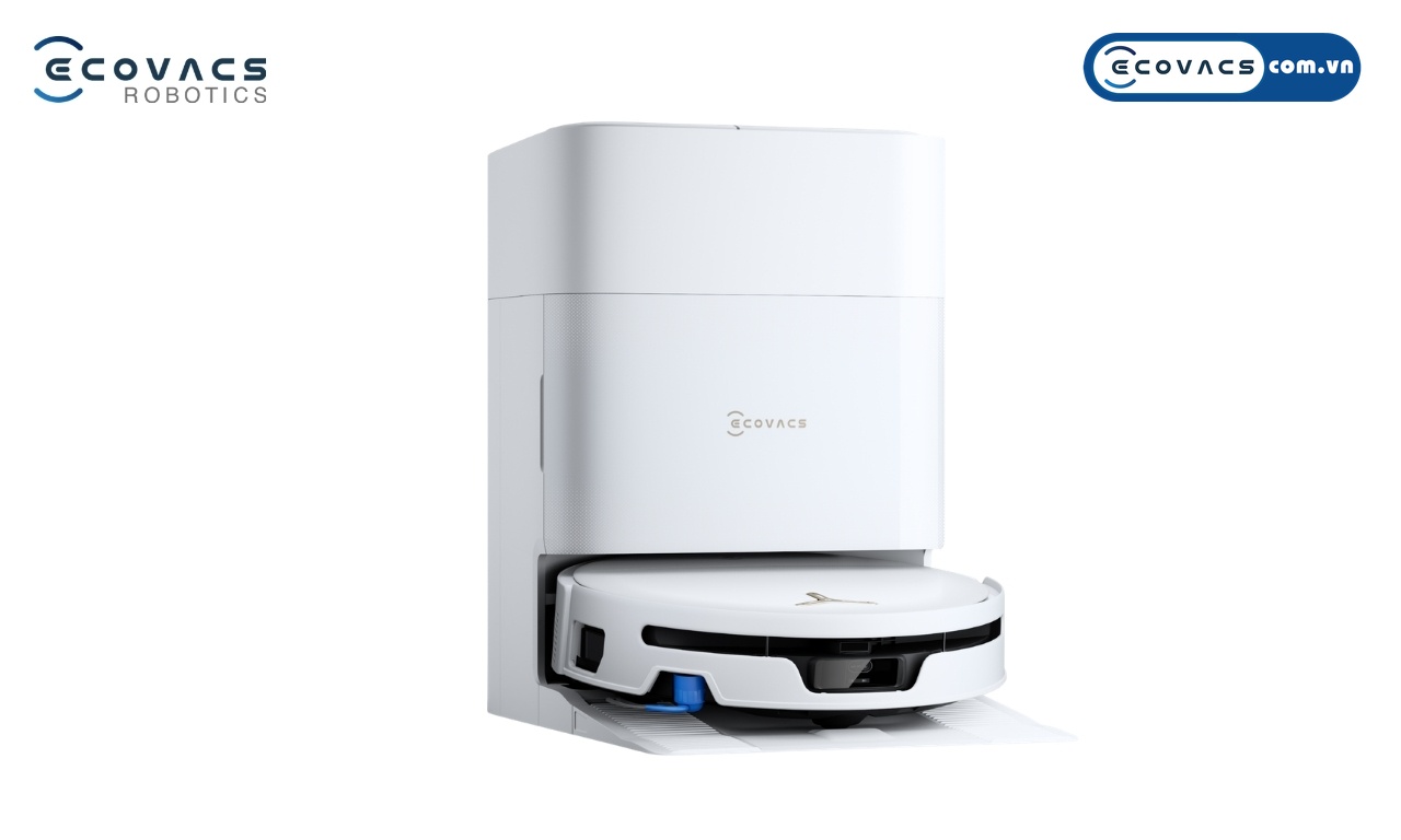Robot hút bụi lau nhà Ecovacs Deebot T90 Prime Omni 35 Ecovacs Deebot T90 Prime Omni - Trạm sạc OMNI tự động giặt nước sôi 100°C và sấy khô 63°C